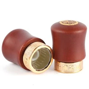Houten fles wijnfles